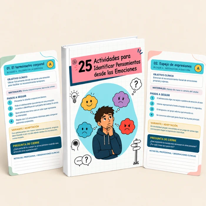 25 Actividades para Identificar Pensamientos desde las Emociones