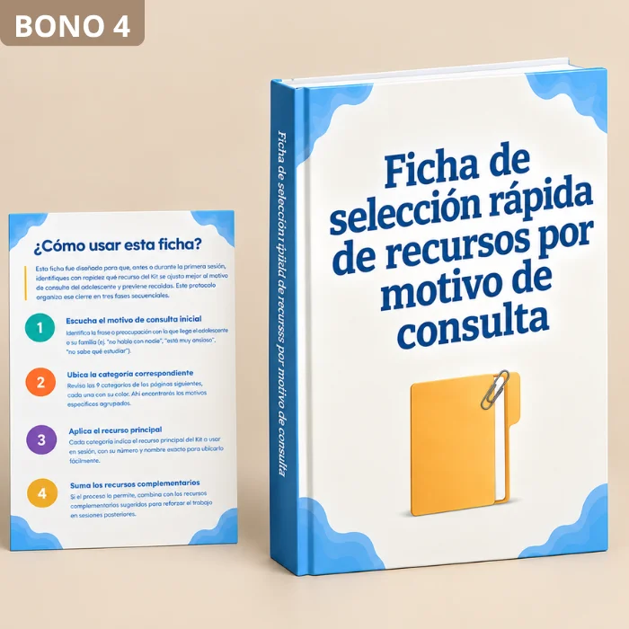 Ficha de Selección Rápida de Recursos por Motivo de Consulta