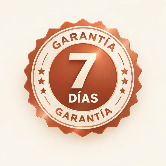 Garantía de satisfacción de 7 días