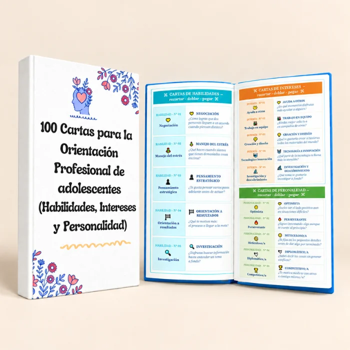 100 Cartas para la Orientación Profesional de Adolescentes (Habilidades, Intereses y Personalidad)